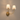 Cadence Double Wall Sconce Lighting with Brass Arms & Fabric Shades Wall Sconces