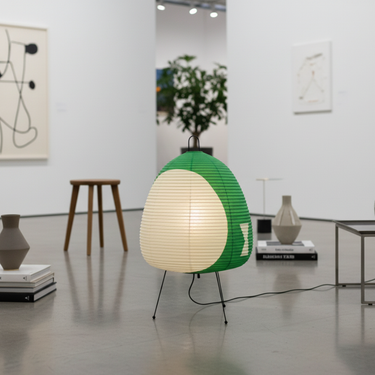 Yunari Haze - Wabi-Sabi Rice Paper Floor & Table Lamp for Cozy Ambiance Lamps