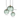 Boho Tropical Palm Leaf Glass Pendant Light - Adjustable Kitchen Hanging Fixture Lighting