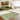 Premium Elegant Green Area Rug | Soft Velvet Non-Slip Washable Living Room Rug Area Rugs