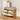 Traditional Bamboo Rattan Shoe Storage Bench with Cushion for Entryway Benches