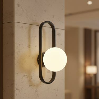 Elegant Glass Wall Sconce - Modern Wall Light for Cozy Indoor Atmosphere Wall Lights