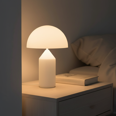 Luminara | Elegant Geometric Table Lamp for Living Room or Bedroom Lighting