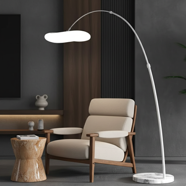 MiNori | Modern Elegant Black Floor Lamp with Dimmable LED Light Floor Lamps