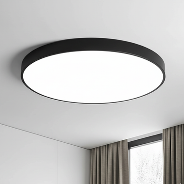 Modern Disc Flush Mount Ceiling Light - Ultra-Slim LED Fixture for Modern Spaces Ceiling Lights