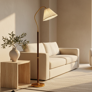 Katsura | Traditional Japanese Vintage Solid Wood Floor Lamp for Living Room Floor Lamps