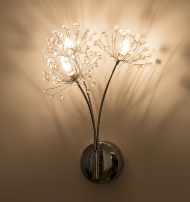 Luxury Dandelion Crystal Wall Light Sconce – Modern Decorative Wall Lamp for Elegant Home Interior Wall Lights