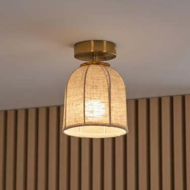 Bellune | Elegant Bell Shaped Flush Mount Ceiling Light Fixture Lamps & Light Fixtures