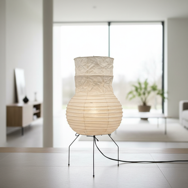 Akari UF1-S Modern Table Lamp - Textured Shade & Minimalist Design Lamps