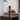 Modern Amber Glass Table Lamp with Copper Base Lamps & Light Fixtures