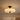 Hanami Semi-Flush Mount Light Fixture with Floral Shade and Wood Accent Flush Mount Lights