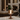 Modern Amber Glass Table Lamp with Copper Base Lamps & Light Fixtures