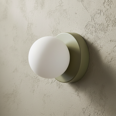 Nordic Minimalist Wall & Ceiling Light - Frosted Glass Globe Sconce for Modern Decor Wall Light