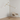 Modern White Glass Orb Floor Lamp with Adjustable Swing Arm Floor Lamps