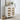 Modern Minimalist 4-Tier Shoe Storage Cabinet with Rattan & Glass Organizer for Entryway Shoe Storage
