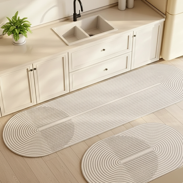 ZenLoom – Non-Slip Washable Kitchen Rug, Soft Velveteen Anti-Slip Floor Mat Mats