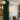 VerdeLuxe | Stylish Modern Floor Lamp with Green Metal Base and White Shade Floor Lamps