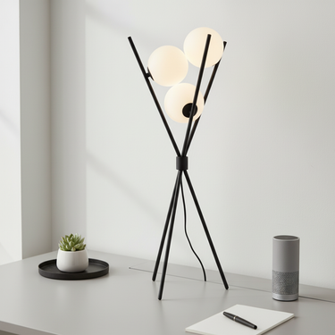 Linea Orbital | Modern Dimmable LED Moon Design Table and Floor Lamp Lamps