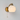 Art Deco Wall Light - Elegant Frosted Glass Sconce with Metal Bracket Lighting