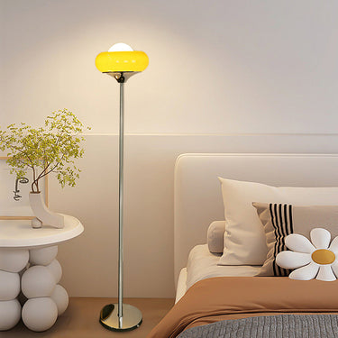 Bauhaus Inspired Vintage Floor Lamp - Stylish Iron & Glass Design Floor Lamps