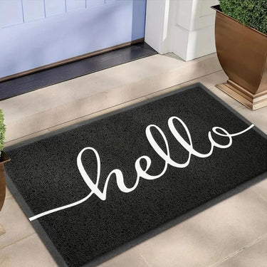 EntraLuxe - Durable Non-Slip Outdoor Welcome Mat with PVC Silk Loops for Entryway or Front Door Door Mats