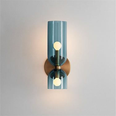 Elegant Double Head Glass Wall Lamp | Modern Minimalist Sconce Lighting for Living Room or Bedroom Wall Lights