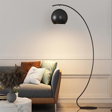 Elegant Fishing - Black Modern Floor Lamp for Living Room & Minimalist Design Floor Lamps