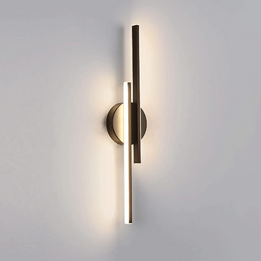 Elegant Modern Iron LED Wall Sconce for Bedroom or Living Room Wall Sconces