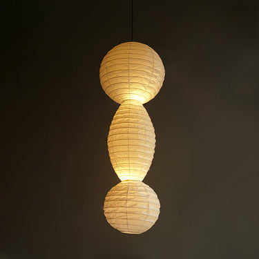 Elegant Washi Paper Pendant Lamp - Modern Kitchen Pendant Lighting Pendant Lights