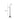 Modern Black Floor Lamp with Dual Glass Shades for Living Room Floor Lamps