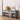 Modern Minimalist 3-Tier Shoe Storage Cabinet - PU Leather & Wood Organizer Shoe Storage