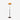 Rustina Modern Floor Lamp - Retro Amber Acrylic Dome for Living Room Lighting