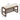 Scandinavian Shoe Rack Storage - Solid Wood with Tech Cloth Top for Entryways Shoe Storage
