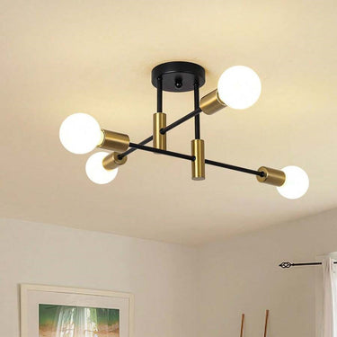 Scandinavian Style Flush Mount Ceiling Light Fixture - Modern Metal Design Ceiling Lights