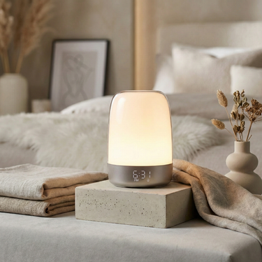 Sunrise Glow Alarm Clock | Natural Light Simulation with Dimmable Wake-Up Light for Gentle Mornings Alarm Clocks