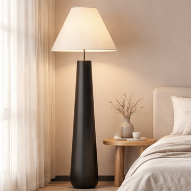 Exclamara | Chic Modern Minimalist LED Floor Lamp for Living Room Decor Floor Lamps