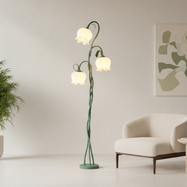 Twist Tulip - Modern Floor Lamp with Customizable Design for Living Room Floor Lamps