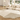 Château Vellure - Elegant French Cream Plush Area Rug, Irregular Shape Washable Living Room Rug Rugs