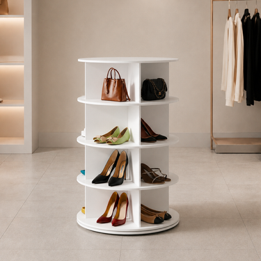 Minimalist Shoe Storage Rack - 4 to 7 Tier Shoe Organizer for Closet or Entryway Shoe Racks