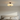 Hanami Semi-Flush Mount Light Fixture with Floral Shade and Wood Accent Flush Mount Lights
