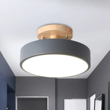 Vibrant Semi-Flush LED Ceiling Light - Modern Colorful Design Ceiling Lights