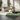 Premium Elegant Green Area Rug | Soft Velvet Non-Slip Washable Living Room Rug Area Rugs