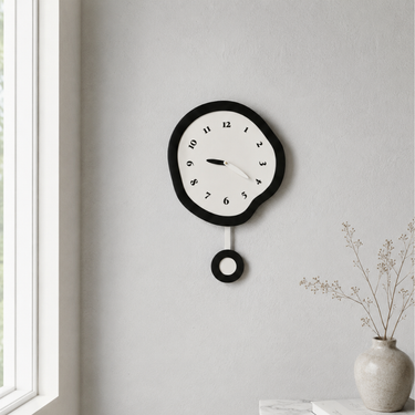 Contemporary Large Wall Clock - Unique Modern Design & Silent Movement Wall Clocks