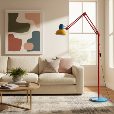 FlexoMemphis | Vibrant Adjustable Modern Floor Lamp for Living Room Lamps & Lighting