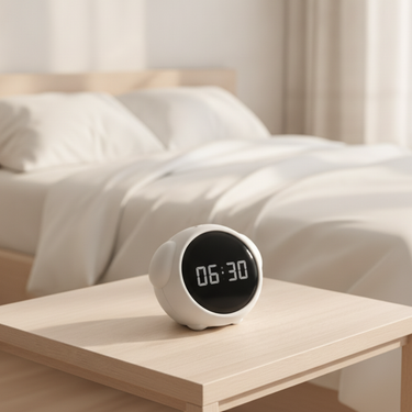 Orlo Alarm Clock - Digital LED Wake Up Light with Voice Control