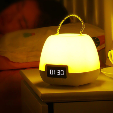LumaNest Modern LED Table Lamp - Color Changing Nightstand & Desk Lamp