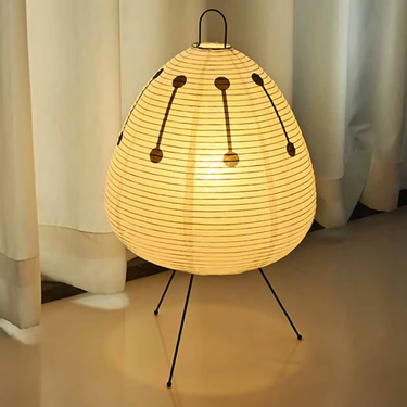 Zylyn Modern Floor Lamp - Minimalist Japanese Rice Paper Standing Lamp for Living Room Floor Lamp
