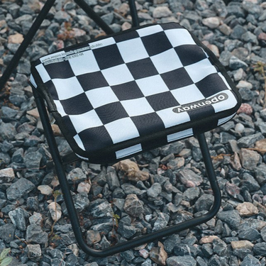 Compact Foldable Outdoor Stool - Heavy-Duty Carbon Steel & Oxford Fabric