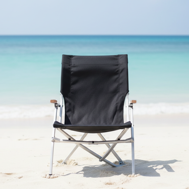 Premium Outdoor Camping & Beach Chair - Lightweight Folding Design with Armrests