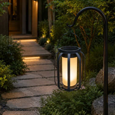 EcoBright - Solar Powered Tripod Lantern for Outdoor & Indoor Use Outdoor Lighting